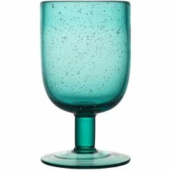 Ecology Cove Goblet 285ml Set of 4 Sea Green