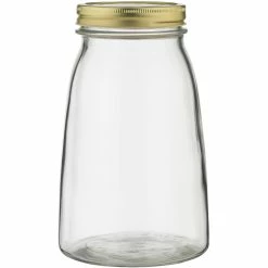 Ecology Source Glass Jar with Lid - 1.5 Litre