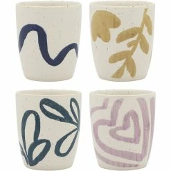 Ecology Nomad Set of 4 Latte Cups 250ml Nature