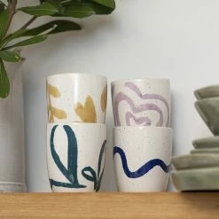 Ecology Nomad Set of 4 Latte Cups 250ml Nature -Outlet Ecology Store EC1741 3 1024x1024