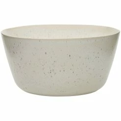 Ecology Malta Round Tall Serving Bowl 25cm Linen