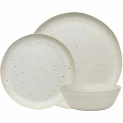 Ecology Malta 12 Piece Dinner Set - Linen
