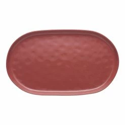 Ecology Speckle Rose Oval Serving Platter