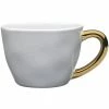 Ecology Speckle Espresso Cup 60ml Milk with Gold Handle -Outlet Ecology Store EC62200 1024x1024