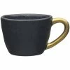 Ecology Speckle Espresso Cup 60ml Ebony with Gold Handle 2 Ecology Speckle Espresso Cup 60ml Ebony with Gold Handle -Outlet Ecology Store EC62201 1024x1024