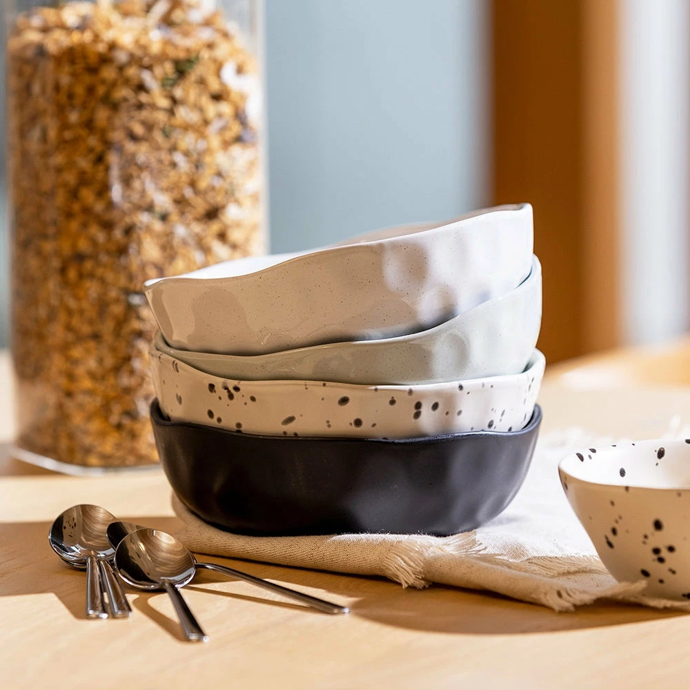 Ecology Speckle Cereal Bowl 15.5cm Ebony 5 Ecology Speckle Cereal Bowl 15.5cm Ebony - Image 3
