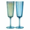 Ecology Adrift Set of 4 Flutes 210ml Blue -Outlet Ecology Store EC79121 Adrift Flutes HR small 1024x1024