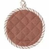Ecology Trattoria Set of 2 Round Pot Holders Rust