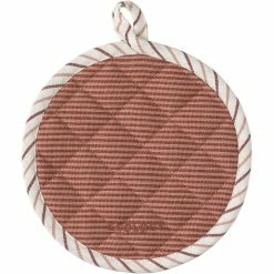 Ecology Trattoria Set of 2 Round Pot Holders Rust